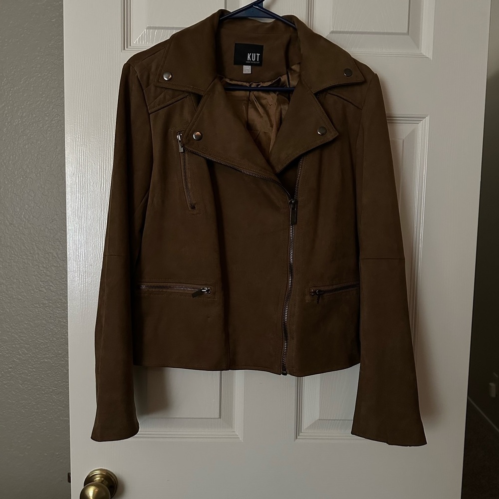 Kut from the Kloth Brown Suede Jacket